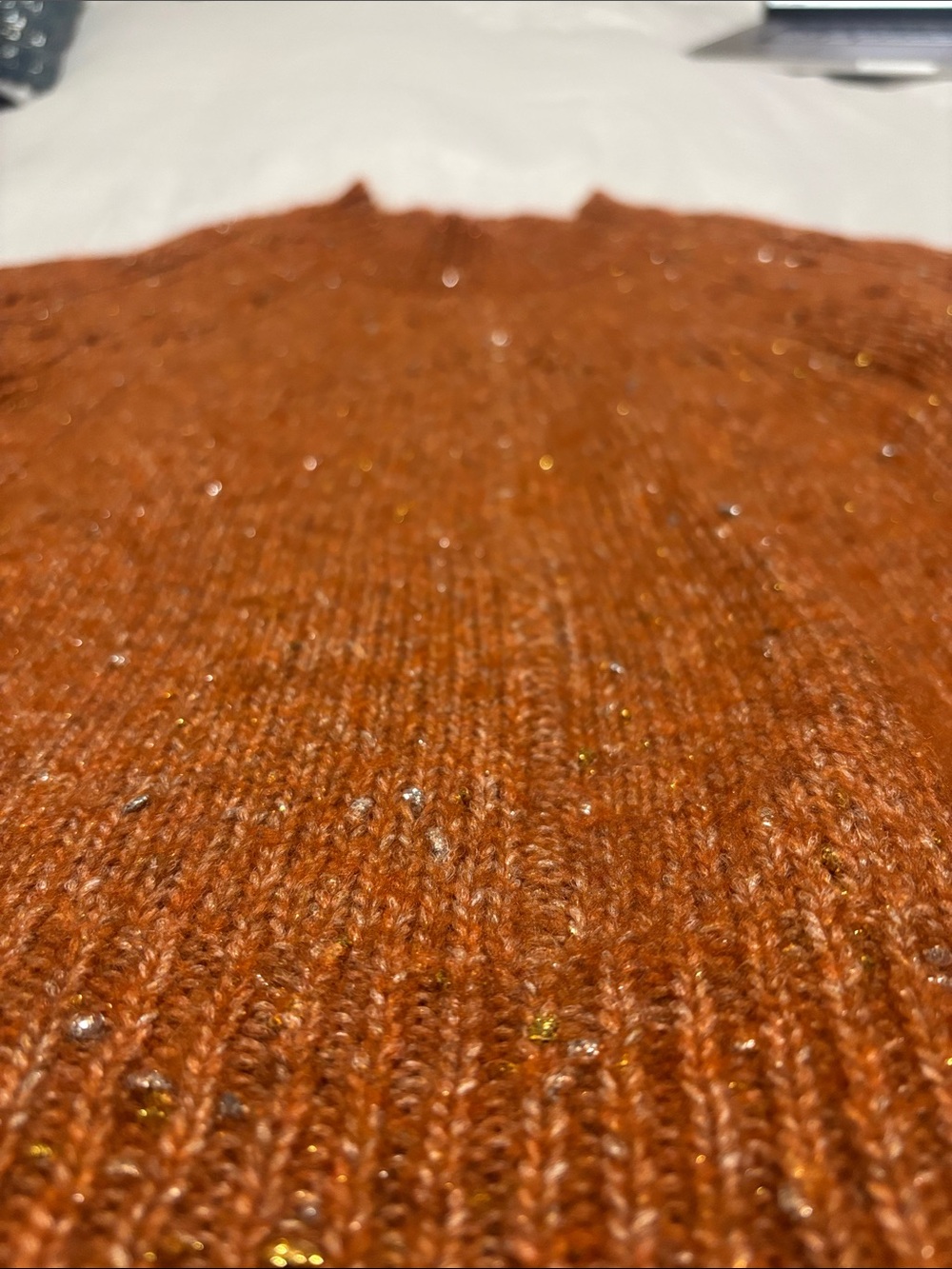 Roller Rabbit Orange Sweater - Picture 4 of 8